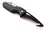 Cuchillo Mini Automático Rescate Con Mosquetón Negro