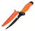Cuchillo De Filetear Semi Curvo Con Funda Traba Hoja 12,5 Cm