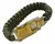 Pulsera Verde Musgo Navaja Táctica Supervivencia