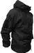 Campera Táctica Goretex Negro Impermeable C/polar
