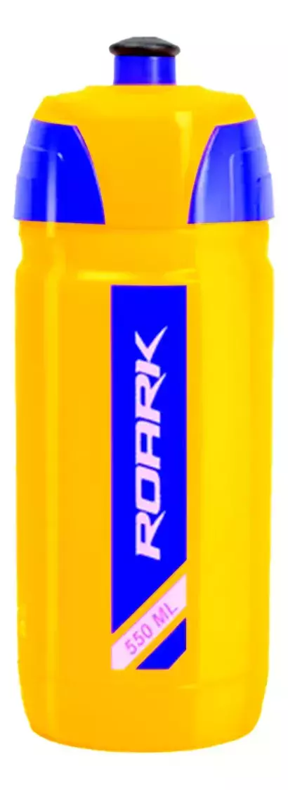 Caramañola Botella 550ml Roark Sin Bpa Ciclismo Deporte New AMARILLA