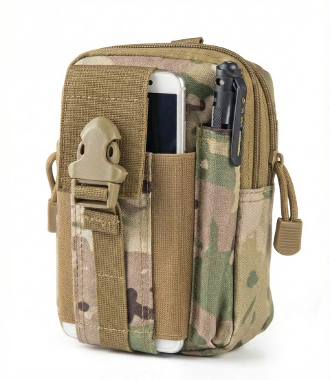 Pouch Estuche Molle Multicam Edc Cinturón Riñonera Porta Celular - comprar online