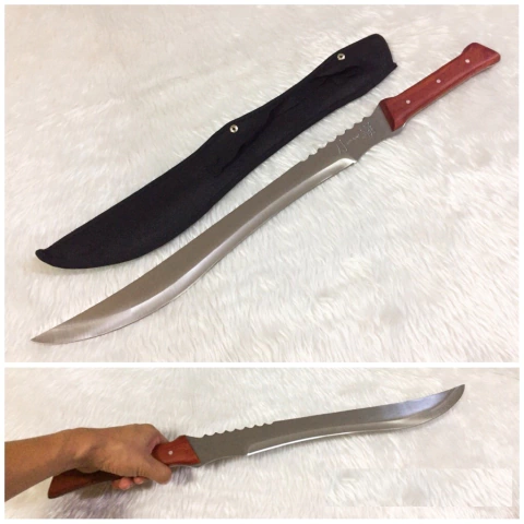 Cuchillo largo Tyrant Mango de madera