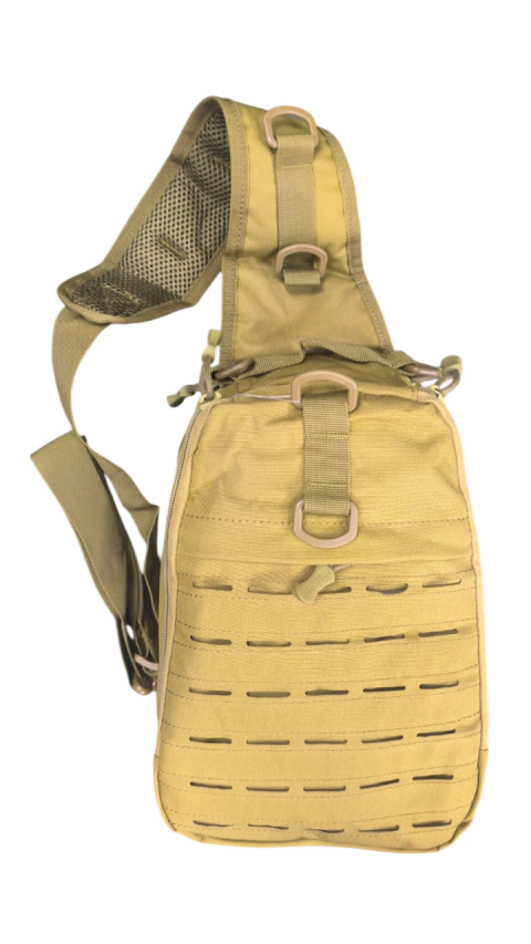 MORRAL CRUZADO MILITAR IMPERMEABLE CORDURA 1000 COYOTE - comprar online