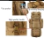 Mochila táctica grande de 90 litros militar de viaje, impermeable, para caza, escalada, 1000D, Oxford - Elite Store 