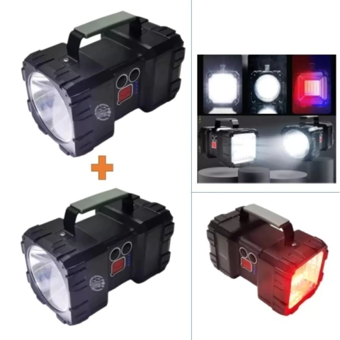 COMBO 18: Pack x 2 Linterna Reflector Busca Huellas Cabezal Dual 40W - comprar online