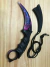 Cuchillo Kerambit Cs Go Purple LIne Aqua
