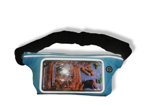 Riñonera Porta Celular Impermeable Turqueza