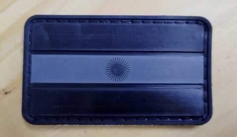 Parche Velcro Argentina Negro