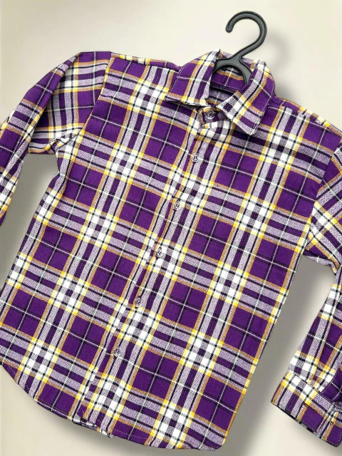 N04 - Camisa Xadrez - Roxo - comprar online