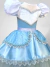 Vestido Cinderela Luxo - Vestido Curto + Tiara + Varinha - loja online