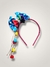 Tiara Palhacinha Laço Colorido - comprar online