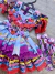 n12 - Vestido Festa Junina - Flores do Jardim