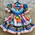 n06 - Vestido Festa Junina - Céu Estrelado - BellaVest Fantasias