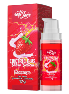 Electric Plus Vibro Delícia sabor morango
