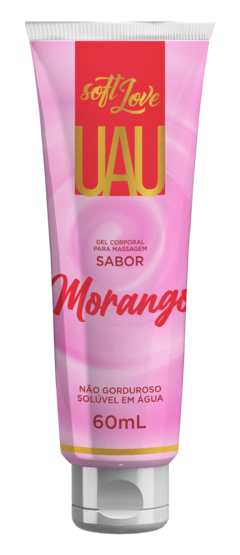 Lubrificante Beijável UAU! 60ml Soft Love Sabores - comprar online