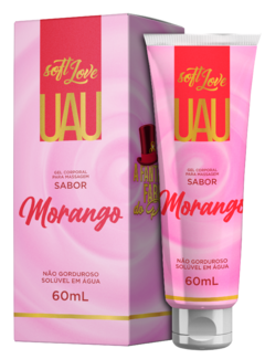 Lubrificante Beijável UAU! 60ml Soft Love Sabores