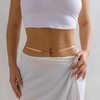 Body chain dourada 3 peças