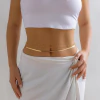 Body chain dourada 3 peças