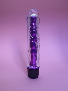 Vibrador com capa Translúcida sem saliência na internet