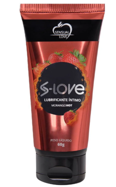 Lubrificante S-love Hot morango 60g