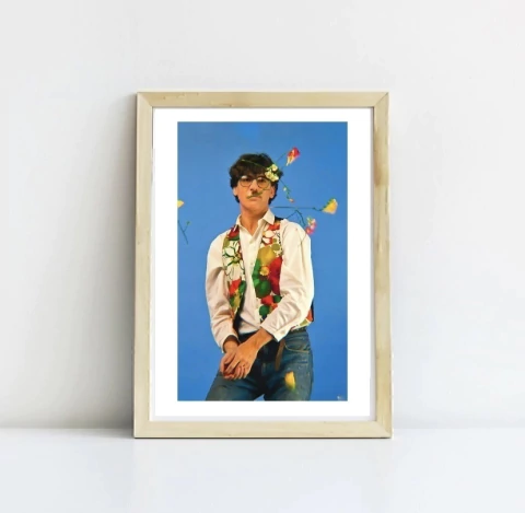 Cuadro enmarcado Charly flores