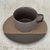 Taza con plato Crawley - La Portuaria Viajes Objetos y Deco