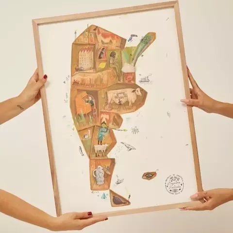 Cuadro Argentina Surrealista