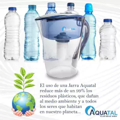 Jarra Rose Azul - Combo 3 filtros en internet