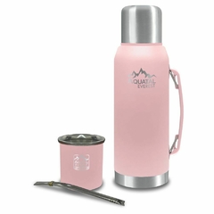 Kit Termo+Mate Everest NEO Rosa
