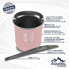 Kit Termo+Mate Everest NEO Rosa - Aquatal