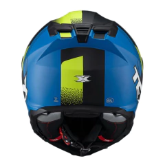 Capacete Texx Kaiman Track Azul Verde