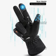 Luva Impermeável Com Proteção Suomy para Frio Térmica - Zum Acessórios para Motociclistas