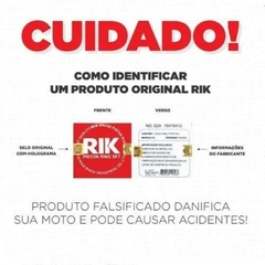 Jogo De Anéis Rik Para Pistão Honda Nx 400 Falcon Todas - comprar online