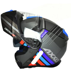 Capacete Masculino Axxis Gecko Sv Robocop Epic B1 Preto - comprar online