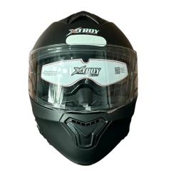 Capacete Articulado Escamoteável Xtroy Preto Brilho Robocop - comprar online