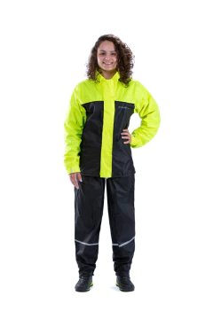 Conjunto Capa de Chuva Luxo Pantaneiro Amarelo Preto Unissex na internet