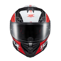 Capacete Texx Kaiman Vector Preto Vermelho e Branco - Zum Acessórios para Motociclistas