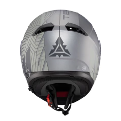 Capacete Texx Articulado Kratos Cyber Cinza Fosco Óculos na internet