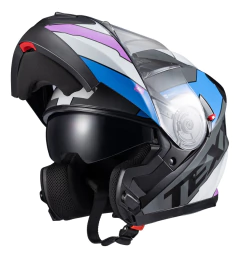 Capacete de Moto Feminino Texx Gladiator V3 Articulado Rosa