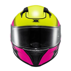 Capacete Texx Fechado Raptor Verde Rosa Branco - comprar online
