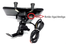 Suporte De Celular Com Carregador Para Moto - loja online