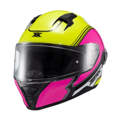 Capacete Texx Fechado Raptor Verde Rosa Branco - loja online