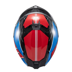 Capacete Texx Kaiman c/ Óculos Vector Azul Vermelho Preto - comprar online