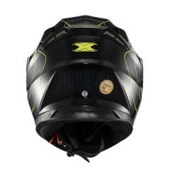 Capacete Texx Fechado Strike Panther Pret/Verd Brilho Moto - Zum Acessórios para Motociclistas