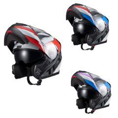 Capacete Texx Gladiator V3 Articulado Viseira De Sol