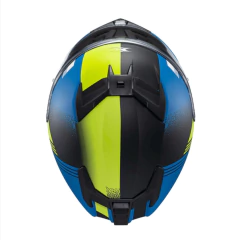 Capacete Texx Kaiman Track Azul Verde - loja online