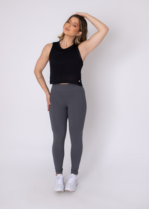 Cropped Comfy - Preto