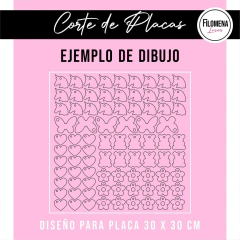 CORTE PLACA DE ACRÍLICO GLITTER 30X30 CM. (PERSONALIZADA SOBRE DISEÑO DEL CLIENTE) en internet