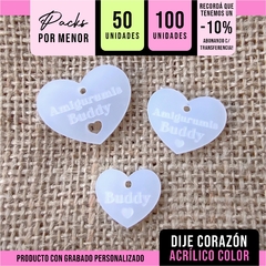 DIJES CORAZÓN ACRILICO